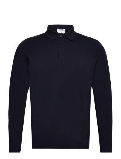 Filippa K Luke Stretch Polo Shirt - Navy - S