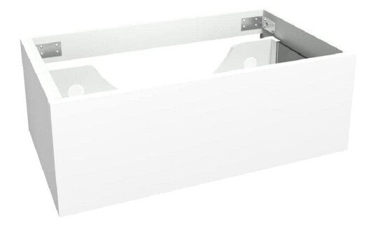 Vikingbad Servantskap Slett MIE Demi - Mål: B(60-180)Xh46xd29 cm Hvit Matt / 80cm