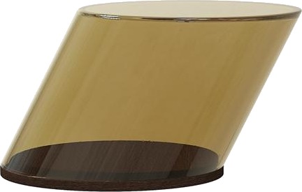 NORR11 Salongbord med Vippefunksjon Amber/glass