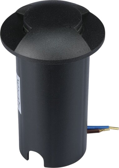V Tac 1W LED nedgravningsspot IP67 sort hus 6400K Kulør : Kald