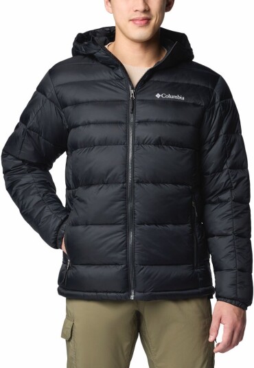 Columbia Montrail Columbia Men's Buck Butte II Insulated Hooded Jacket Black S Columbia Montrail Columbia Men's Buck Butte II Insulated Hooded Jacket Black S