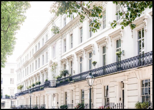 London Terraced Houses Plakat / 40x50