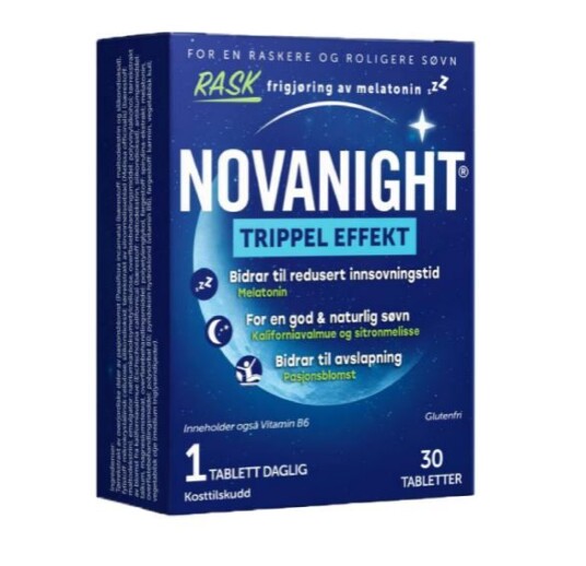 Novanight tabletter 30 stk Novanight tabletter 30 stk