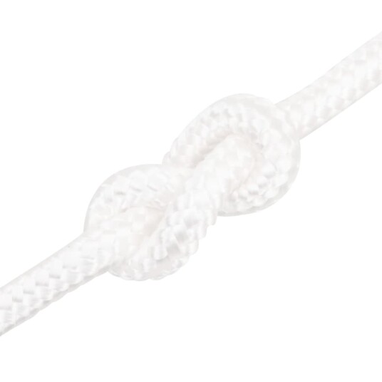 Båttau helhvit 18 mm 100 m polypropylen