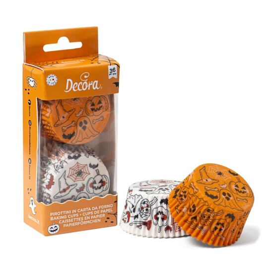 Muffinsformer Diverse Halloween Pk/36 Muffinsformer Diverse Halloween Pk/36