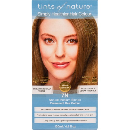 Tints of nature Hårfarve 7n Blonde  130 ml