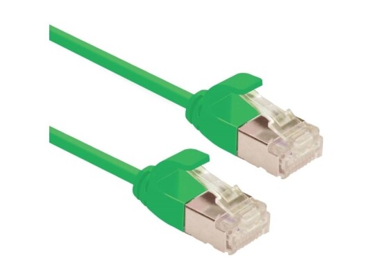 Roline Roline F/Utp Datacenter Patch Cord Cat.6A (Class Ea) Lsoh Bardzo Cienki Zielony 0,15 M