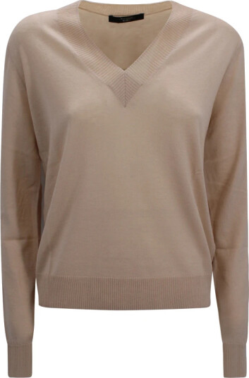 Weekend Max Mara Dame Strikkevarer Beige M,