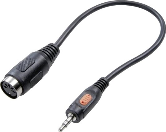 Speaka Professional Sp 7869840 3.5Mm Hankjønn Din 5 Pin Hunkjønn 0,2 M Svart