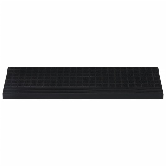 vidaXL Trappetrinn 10 stk 25x75 cm gummi