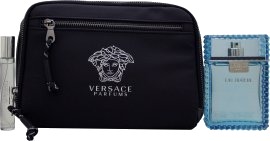 Versace Man Eau Fraiche Treaktige Parfyme Gavesett 100ml med 10ml og Veske