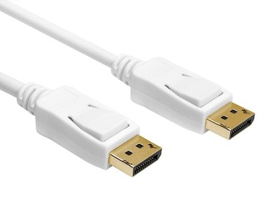 Displayport kabel 2m (hvit)