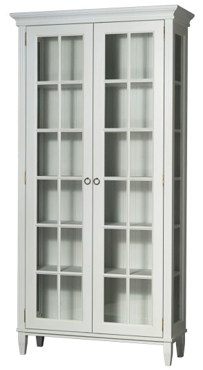 Englesson - Stockholm 534wwg Whitewash - Skap Og Vitrineskap - Tre Farget,Hvit - Glass/mdf/tre
