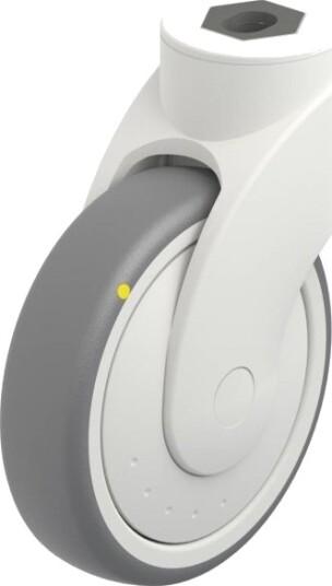 Blickle 739841 Lwke-Tpa 126Kf-11-Els Hjul, Hjuldiameter 125 Mm, Bæreevne (Maks.) 80 Kg, 1 Stk