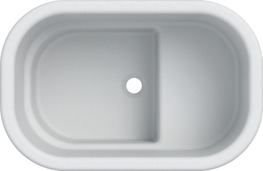 Geberit Bambini Sittebadekar Varicor 715x465x295mm Geberit Bambini Sittebadekar Varicor 715x465x295mm