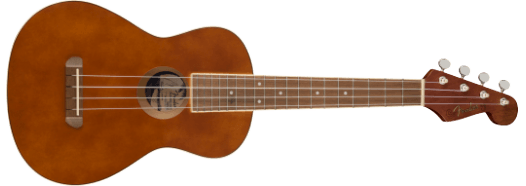 Fender Avalon Tenor Ukulele Walnut Gripebrett Natural