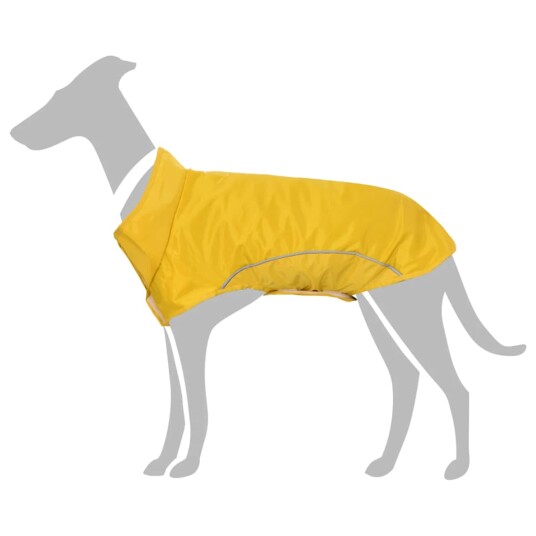 Vidaxl Hunde Regnfrakk Med Refleksstrimler Polyester Gul Xl Vidaxl Hunde Regnfrakk Med Refleksstrimler Polyester Gul Xl