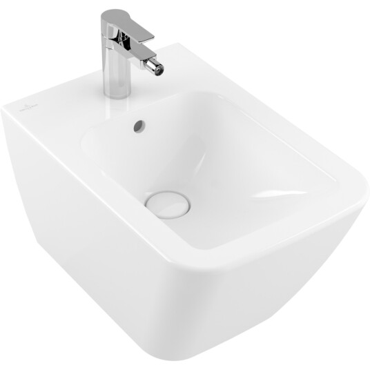 VILLEROY & BOCH FINION BIDÉ VEGGHENGT, HVIT ALPIN CERAMICPLUS VILLEROY & BOCH FINION BIDÉ VEGGHENGT, HVIT ALPIN CERAMICPLUS