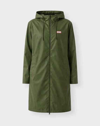 Hunter Andrea Pu Rain Coat   Khaki green   L