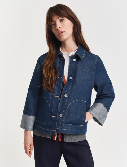 GANT Denim Jacket - Navy - S