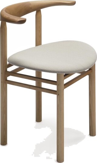 Nikari Linea Collection RMT3 Spisestol Askbeiset i Eikefarge/stålskåret Trio 213