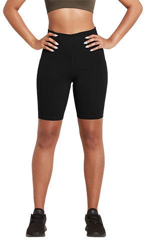 Boody 8" High-Waist Shorts svart str. XS Motivate