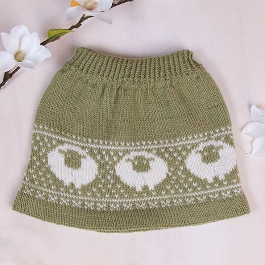 Strikkeskjørt Billebæ garnpakke i Bluum Pure Eco Baby Wool Strikkeskjørt Billebæ garnpakke i Bluum Pure Eco Baby Wool