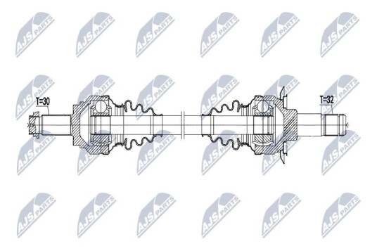 Nty Drivaksel NTY NPW BM 231
