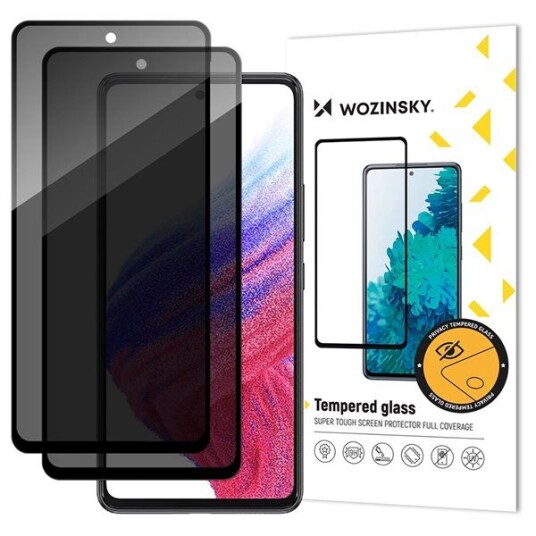Wozinsky Privacy Glass Tempered Glass Privatizing For Xiaomi Redmi Note 14S 2 Pack