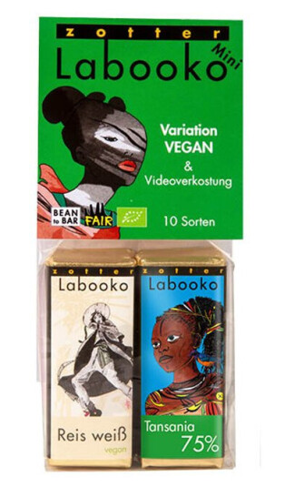 Zotter Labooko Variation "Vegan" – with Virtual Tasting 10 x 8g