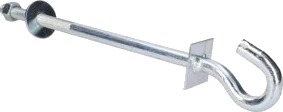 Extralink Extralink Ex.6433 Kabelkrok Bord/Vegg Rustfritt Stål Rustfritt Stål
