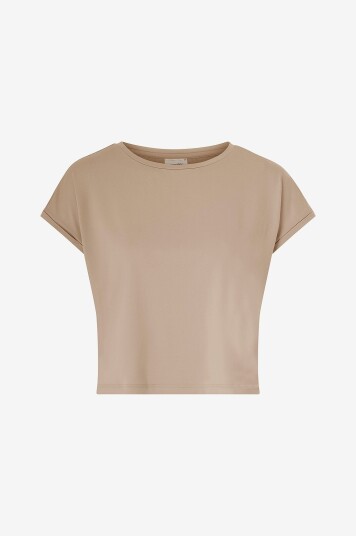 Aim'n Treningstopp Soft Basic Roll Sleeve Top Brun Aim'n Treningstopp Soft Basic Roll Sleeve Top Brun