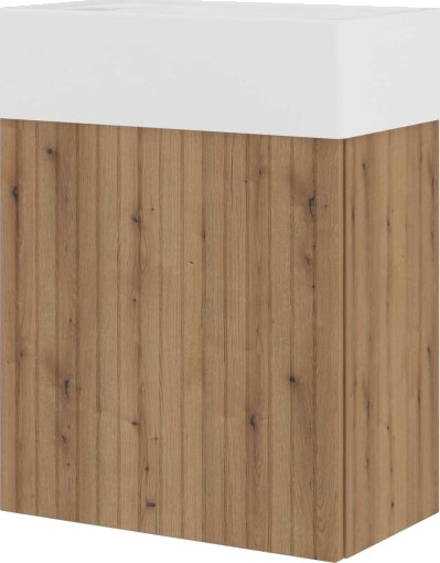 Proline møbler 40x23x40cm urban eik med 1 push open dør Proline møbler 40x23x40cm urban eik med 1 push open dør