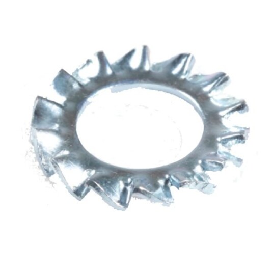 REYHER 067980110105000 Låseskive FZB DIN 6798A AZ 10,5x18x0,9 mm 1000-pakning Innfesting