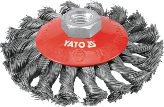 Yato Førpoleringsbørste 100mm med 12500 RPM for Elektroverktøy