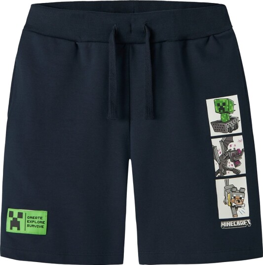 Name It Shorts NkmMar Minecraft Navy Blazer Name It 14 år (164) Shorts Marineblå