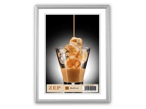 Zep Al1s5 Aluminium Sølv Enkel Bilderamme Vegg 30 X 40 Cm Rektangulær
