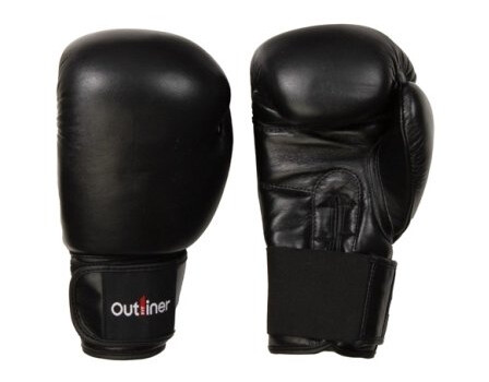 Boksehansker I Lær Outliner Sg-1011, Svart, 14 Oz Boksehansker I Lær Outliner Sg-1011, Svart, 14 Oz