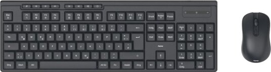 Hama WKM-200 Tastatur & Mussett Trådløs Black Hama WKM-200 Tastatur & Mussett Trådløs Black