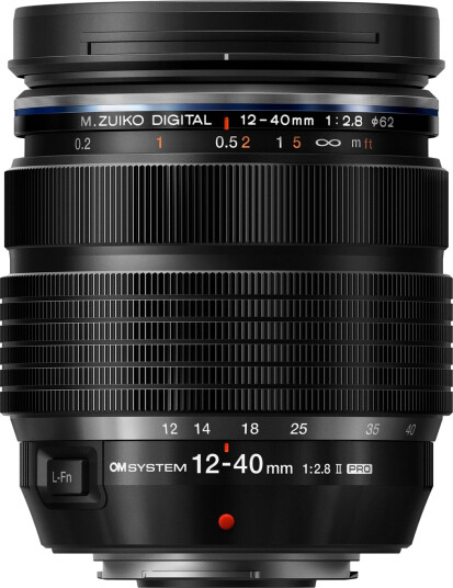 OM SYSTEM M.Zuiko ED 12-40mm F2.8 Pro II Sort