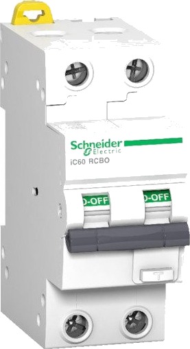 SCHNEIDER Jordfeilautomat 16A/C-2P 30mA iC60