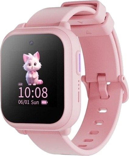 Zte K2 - Smart Ur Med Rem - Skjerm 1,4" - 128 Mb - Wi-Fi, Lte - 4G - 2 Megapixel Kamera - Rosa