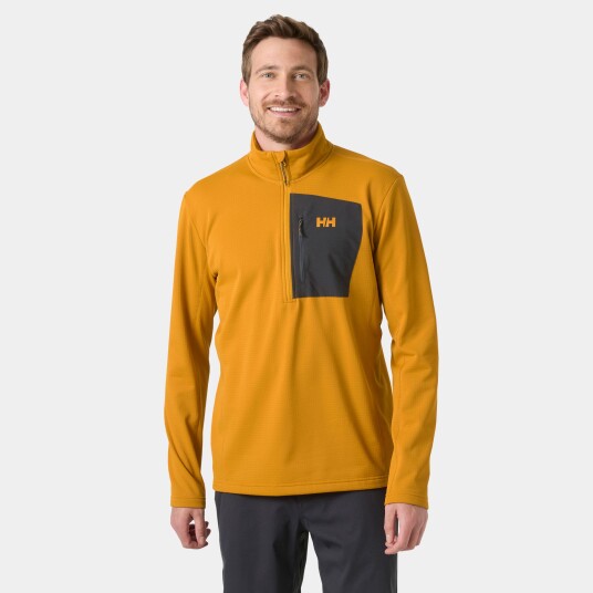 Helly Hansen Versalite Fleecejakke Med 1/2 Glidelås Herre Brun L