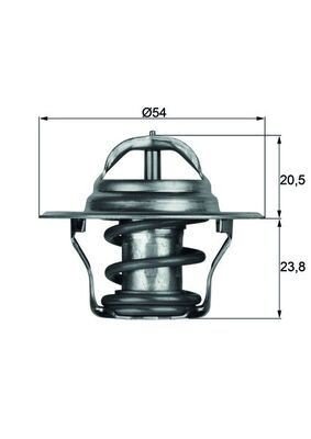 Termostat MAHLE ORIGINAL TX 14 80D