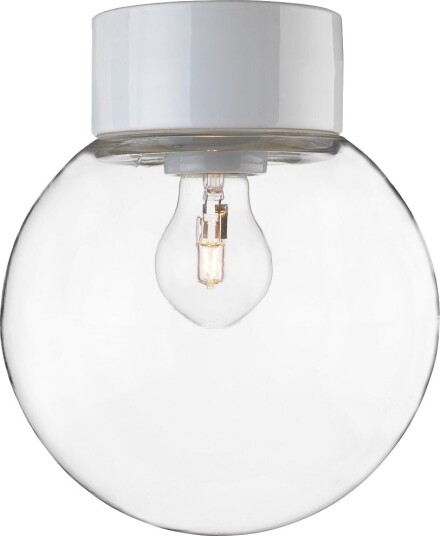 Classic Glob 200 Taklampe  E27 IP54  Klart Glass