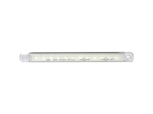 Secorüt Omriss Markeringslampe Åpne Kabelender Posisjonslys Foran 12 V/24 V Hvitt Klart Glass Secorüt Omriss Markeringslampe Åpne Kabelender Posisjonslys Foran 12 V/24 V Hvitt Klart Glass