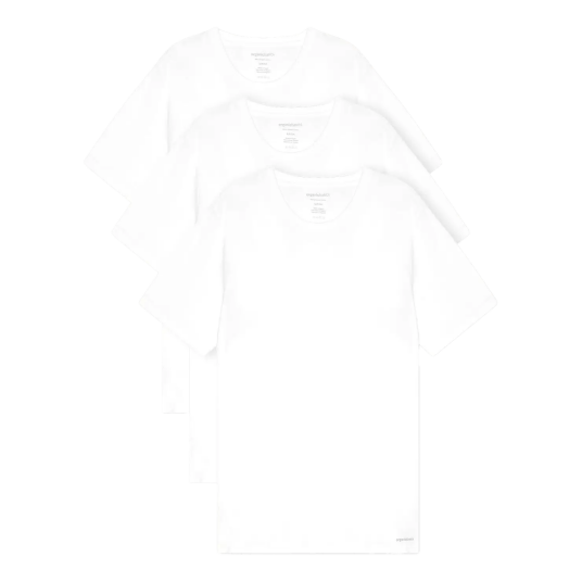 Organic Basics Cotton t-skjorte 3-pakning OB-220001P-010 Organic Basics Cotton t-skjorte 3-pakning OB-220001P-010