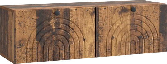  Vegghengt TV skap Gammelt tre 98 x 31 x 30 cm Konstruert tre