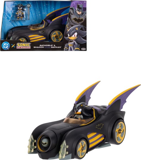 Sonic DC Comics Batmobile & Shadow Batman 6,5 cm
