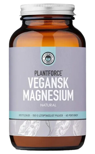 Plantforce Vegansk Magnesium Naturell 150g Pulver